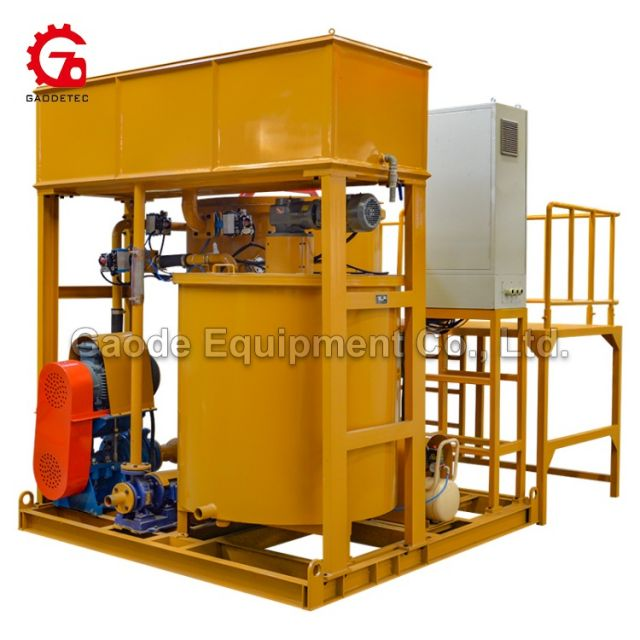Gaodetec GMA1500-1200E Automatic 1500L Mixer Volume Colloidal Cement Grout Mixer and Agitator